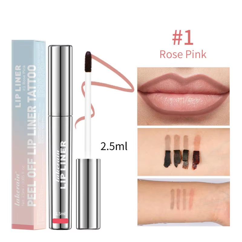 Peel-Off Lip Liner Matte Matte Waterproof Non-Fading Non-Stick Peel-Off Lip Gloss Lip Liner Cosmetics Lip Liner