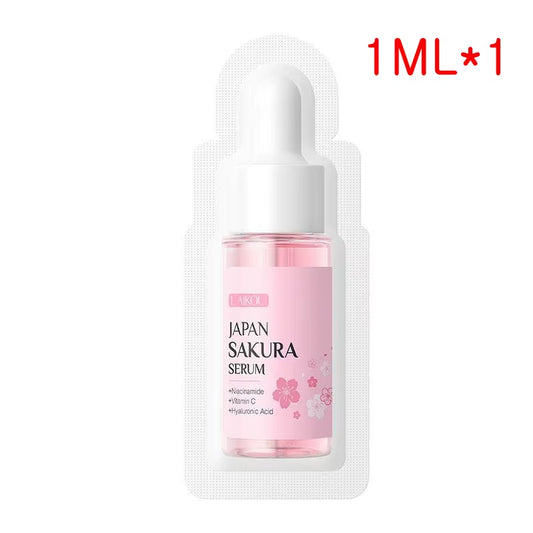 5/10Pcs Moisturizing Face Serum Nourishing Rejuvenation Skin Serum Shrink Pore Smoothing Face Skin Care Travel Size 1Ml