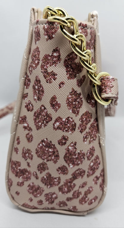 Betsey Johnson Pink Quilted Heart Crossbody Luv Betsey NEW with Tags