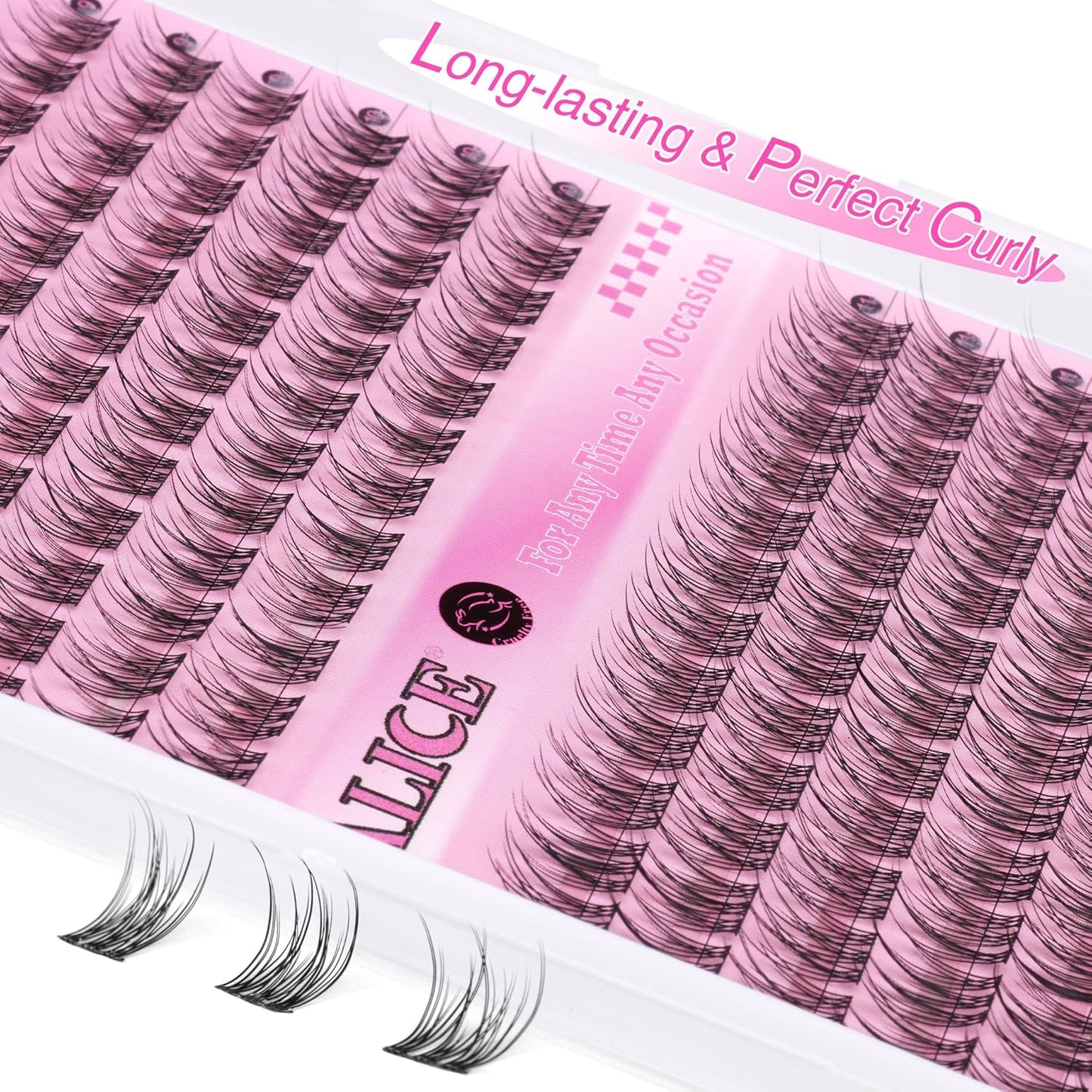 DIY Eyelash Extensions Kit 9-11MM Natural, Lash Clusters Kit 144Pcs Wispy Individual Lashes Lash Extensions, Lash Glue Bond and Seal Self Application for Lash Extension Beginner