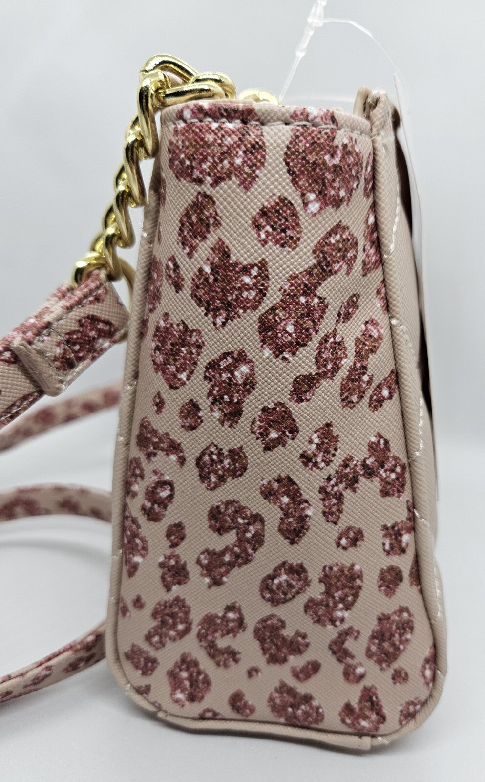 Betsey Johnson Pink Quilted Heart Crossbody Luv Betsey NEW with Tags